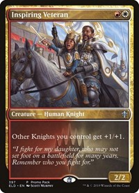 Inspiring Veteran, Promo Pack: Throne of Eldraine