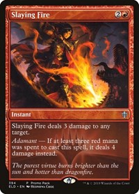 Slaying Fire, Promo Pack: Throne of Eldraine