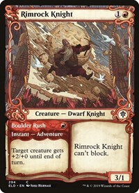 Rimrock Knight (Showcase), Throne of Eldraine