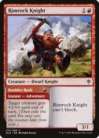 Rimrock Knight, Throne of Eldraine