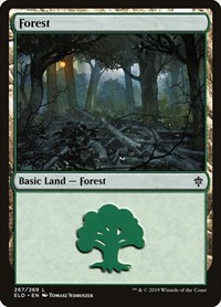 Forest (267), Throne of Eldraine