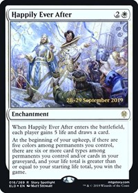 Happily Ever After, Prerelease Cards