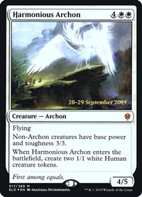 Harmonious Archon, Prerelease Cards