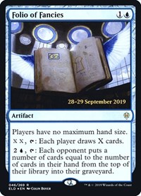 Folio of Fancies, Prerelease Cards