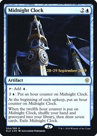 Midnight Clock, Prerelease Cards