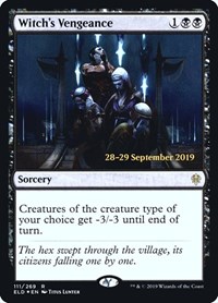 Witch's Vengeance, Prerelease Cards