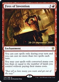 Fires of Invention, Prerelease Cards