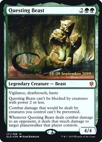 Questing Beast, Prerelease Cards