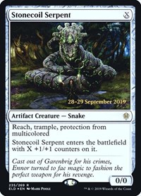 Stonecoil Serpent, Prerelease Cards