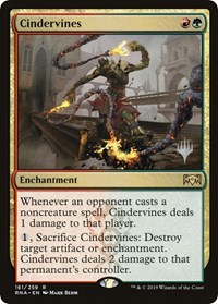 Cindervines, Promo Pack: Throne of Eldraine