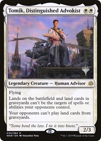 Tomik, Distinguished Advokist, Promo Pack: Throne of Eldraine