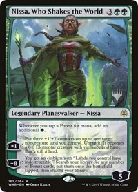 Nissa, Who Shakes the World, Promo Pack: Throne of Eldraine