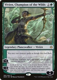 Vivien, Champion of the Wilds, Promo Pack: Throne of Eldraine