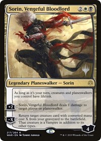 Sorin, Vengeful Bloodlord, Promo Pack: Throne of Eldraine