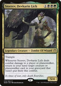 Storrev, Devkarin Lich, Promo Pack: Throne of Eldraine