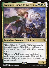 Tolsimir, Friend to Wolves, Promo Pack: Throne of Eldraine