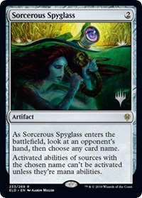 Sorcerous Spyglass, Promo Pack: Throne of Eldraine