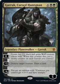 Garruk, Cursed Huntsman, Promo Pack: Throne of Eldraine