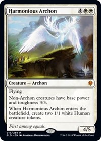 Harmonious Archon, Promo Pack: Throne of Eldraine