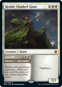 Realm-Cloaked Giant, Promo Pack: Throne of Eldraine