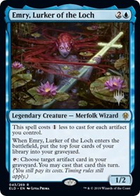 Emry, Lurker of the Loch, Promo Pack: Throne of Eldraine