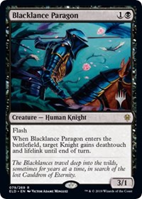 Blacklance Paragon, Promo Pack: Throne of Eldraine