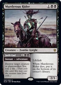 Murderous Rider, Promo Pack: Throne of Eldraine