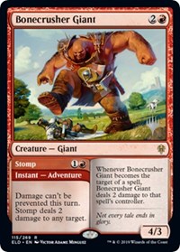 Bonecrusher Giant, Promo Pack: Throne of Eldraine