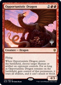 Opportunistic Dragon, Promo Pack: Throne of Eldraine