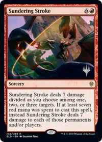 Sundering Stroke, Promo Pack: Throne of Eldraine