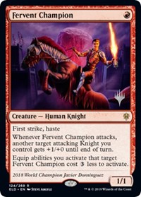 Fervent Champion, Promo Pack: Throne of Eldraine