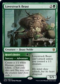 Lovestruck Beast, Promo Pack: Throne of Eldraine