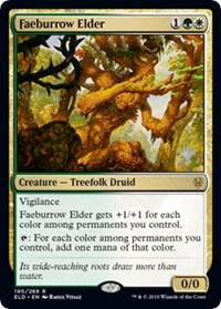 Faeburrow Elder, Promo Pack: Throne of Eldraine