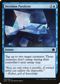 Decision Paralysis, Magic Game Night 2019