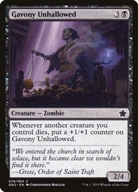 Gavony Unhallowed, Magic Game Night 2019