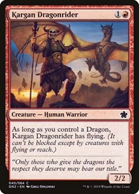 Kargan Dragonrider, Magic Game Night 2019