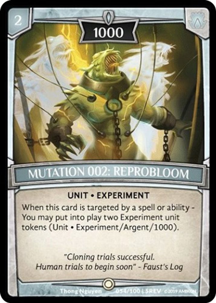 Mutation 002: Reprobloom, Standard, front