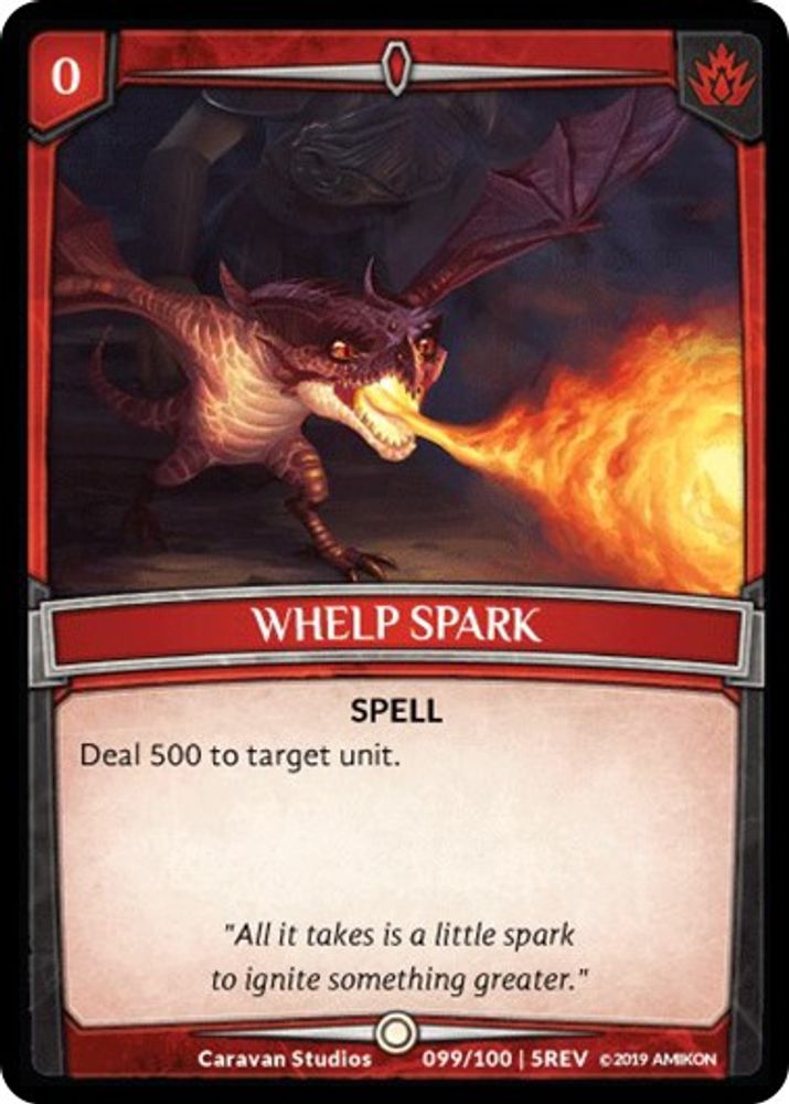 Whelp Spark, Standard, front