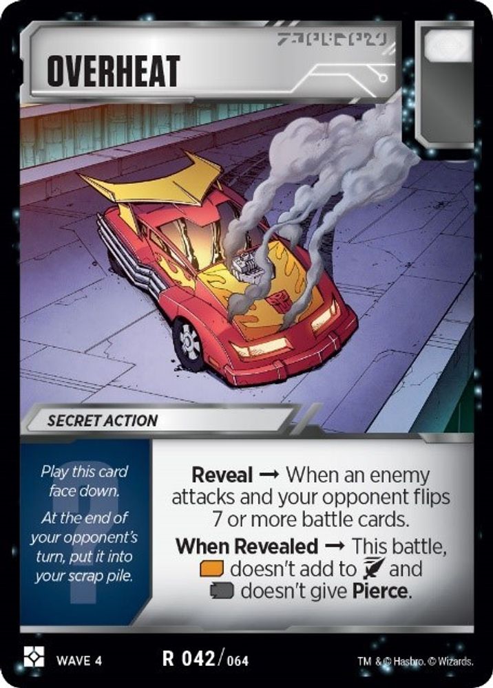 Overheat, Standard, front