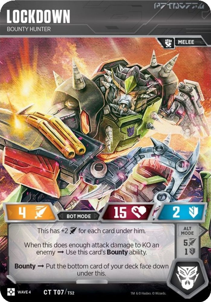 Lockdown - Bounty Hunter, Foil, front