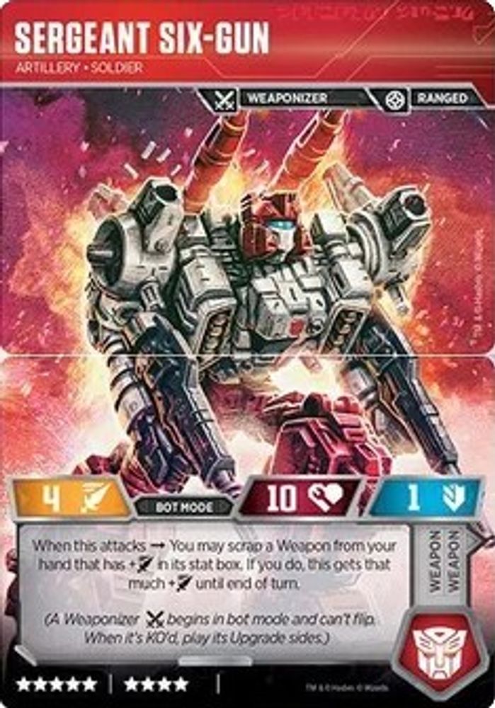 MTX-M2 Anti-Gravity Cannon (Sergeant Six-Gun Upgrade), Foil, front