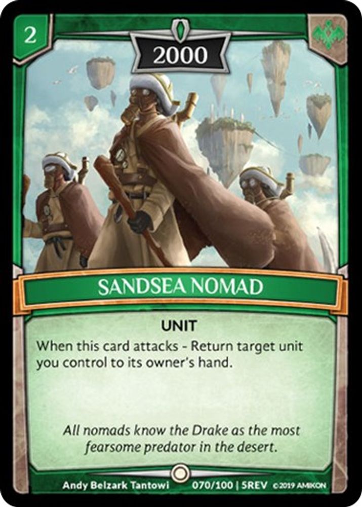Sandsea Nomad, Standard, front