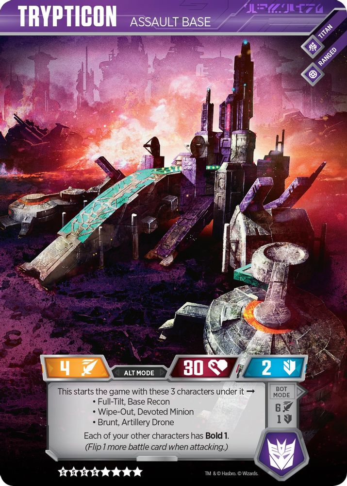 Trypticon - Assault Base, Foil, front