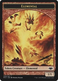 Elemental (008) // Emblem - Wrenn and Six Double-Sided Token, Modern Horizons