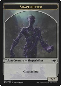 Shapeshifter // Emblem - Serra the Benevolent Double-Sided Token, Modern Horizons