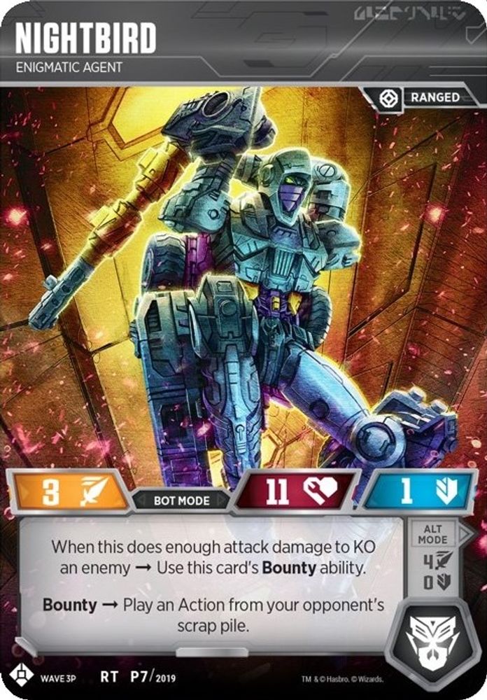 Nightbird - Enigmatic Agent, Foil, front