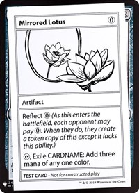 Mirrored Lotus, Mystery Booster: Convention Edition Exclusives