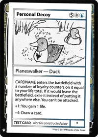 Personal Decoy, Mystery Booster: Convention Edition Exclusives