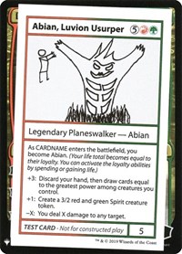 Abian, Luvion Usurper, Mystery Booster: Convention Edition Exclusives
