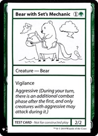 Bear with Set's Mechanic, Mystery Booster: Convention Edition Exclusives